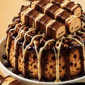Cinnamon roll INTA KANIS με topping Bueno