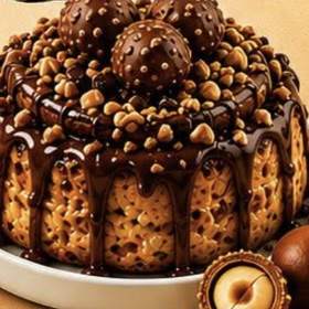 Cinnamon roll INTA KANIS με topping Ferrero