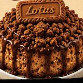 Cinnamon roll INTA KANIS με topping Lotus